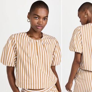 AYR light weight matching top and bottom worn once. Teeny stain seen in pic